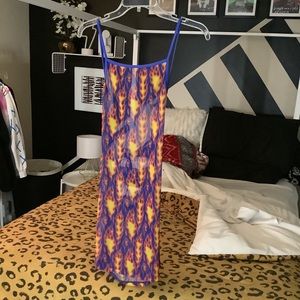 Dolls Kill Flame Mesh Dress/Tunic